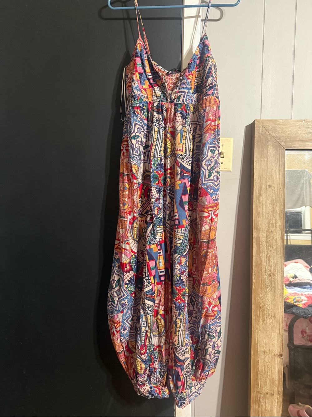 Colorful Geometric Print jumper